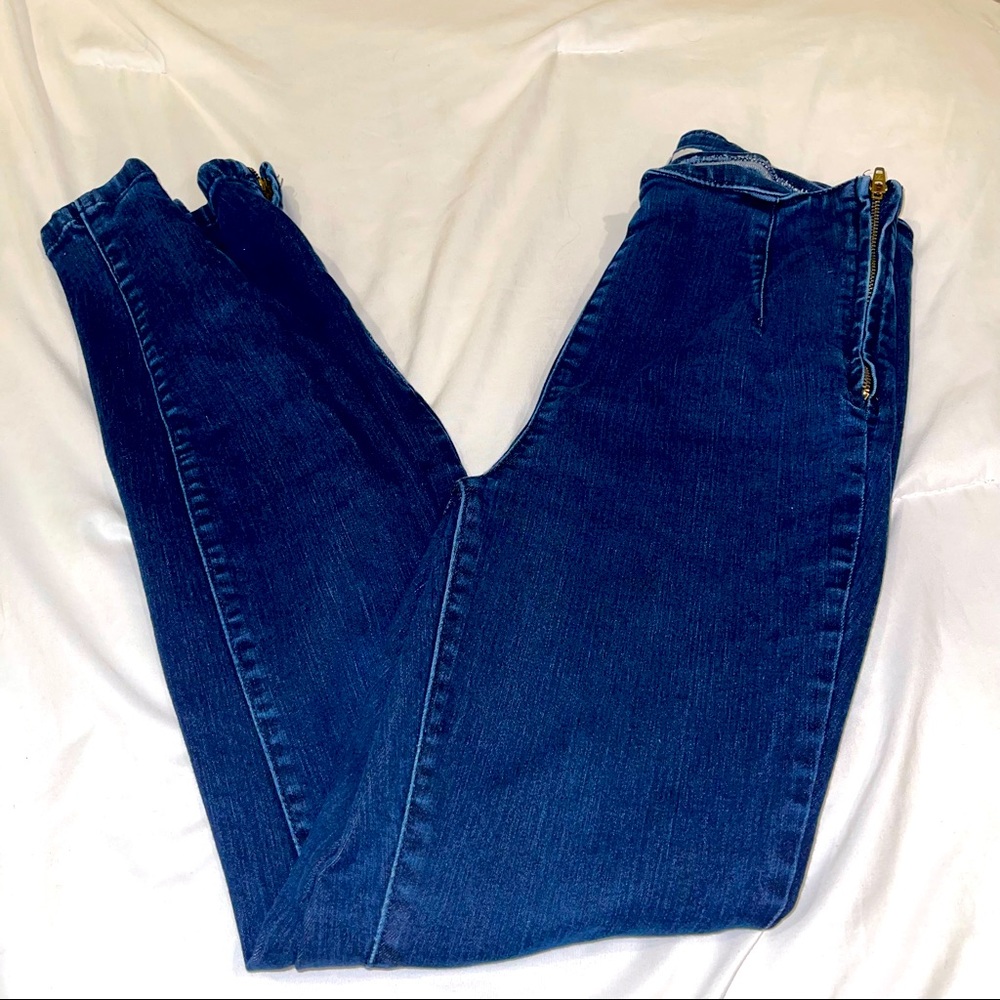 4/$10 ⚡️ A New Day Blue High Rise Stretchy Jeggings